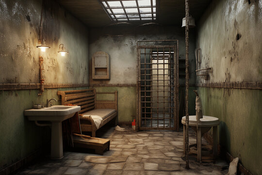 Old prison cell