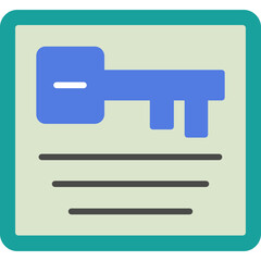 Card Key Icon