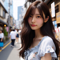 Asian (Japanese) Female Street Photography	
