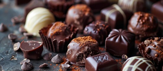 Creating chocolate candies