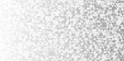 Abstract gray and white chain rough triangular low polygon backdrop background. Abstract geometric pattern gray and white Polygon Mosaic triangle Background, business and corporate background.
