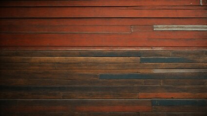 AI generated illustration of a weathered wooden plank with streaks of teal paint