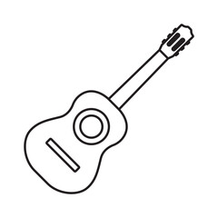 guitar icon vector template