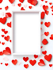 Hearts for use card background. Valentine's Day. . The concept of Valentin