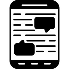 Mobile Chat Icon