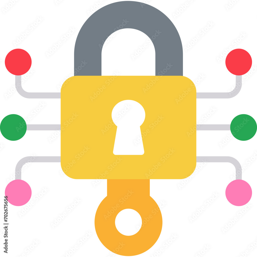 Poster padlock Icon