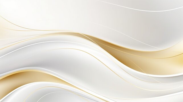 Abstract shiny color gold wave design element .golden curved yellow lines .with sparkling effect on white background .Used for template or background, banner. © @desy