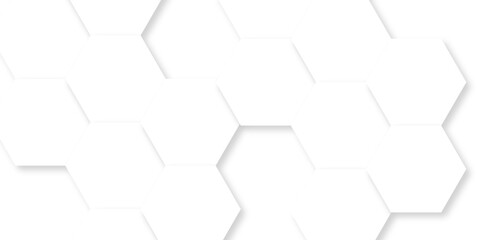 Abstract background with hexagons honeycomb technology texture. Hexagonal shape structure light seamless geometric background. Surface polygon pattern with digital hexagon and futuristic business.