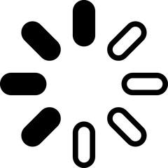 Loading progress indicator icon, buffering and loader. Download Loading.