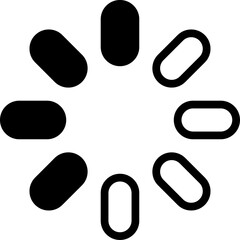 Loading progress indicator icon, buffering and loader. Download Loading.