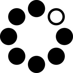 Loading progress indicator icon, buffering and loader. Download Loading.