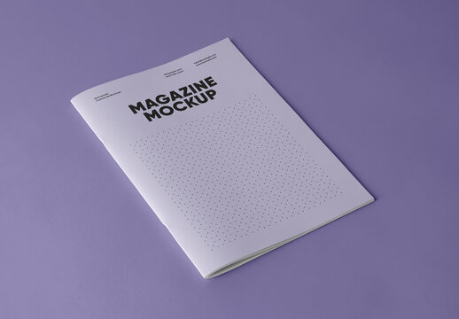 Soft Cover Magazine Mockup