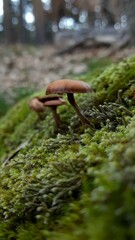 mushroom on the moss