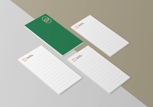 Stationery Notepads Mockups