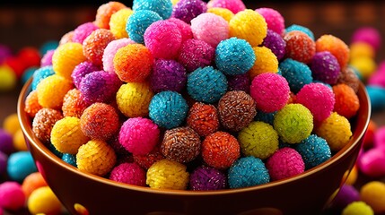 colorful jelly beans sweets