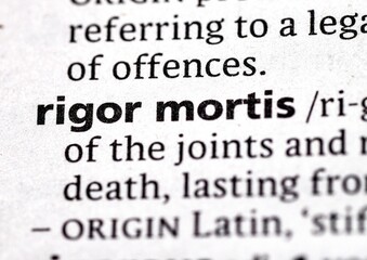 rigor mortis