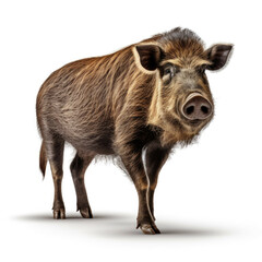 Boar isolated on white background