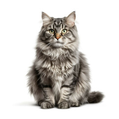 Obraz premium Cat isolated on white background