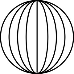 Abstract geometric y2k line black icon