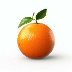 Tangerine isolated on white background