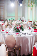 wedding reception table