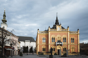 Historic city center Novi Sad Serbia