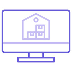 Online Warehouse Icon