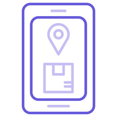 Online Shipment Tracking Icon