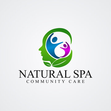 A positive logo of mental health using your own ideas