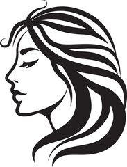 Face Woman icon, brush