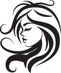 Face Woman icon, brush