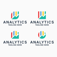 accounting, consulting, marketing, analytics logo collection