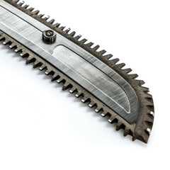 Hack Saw Blade from the hardware store, isolated on white background
