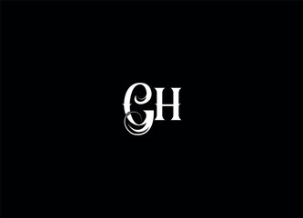  CH GH  creative logo design and monogram logo