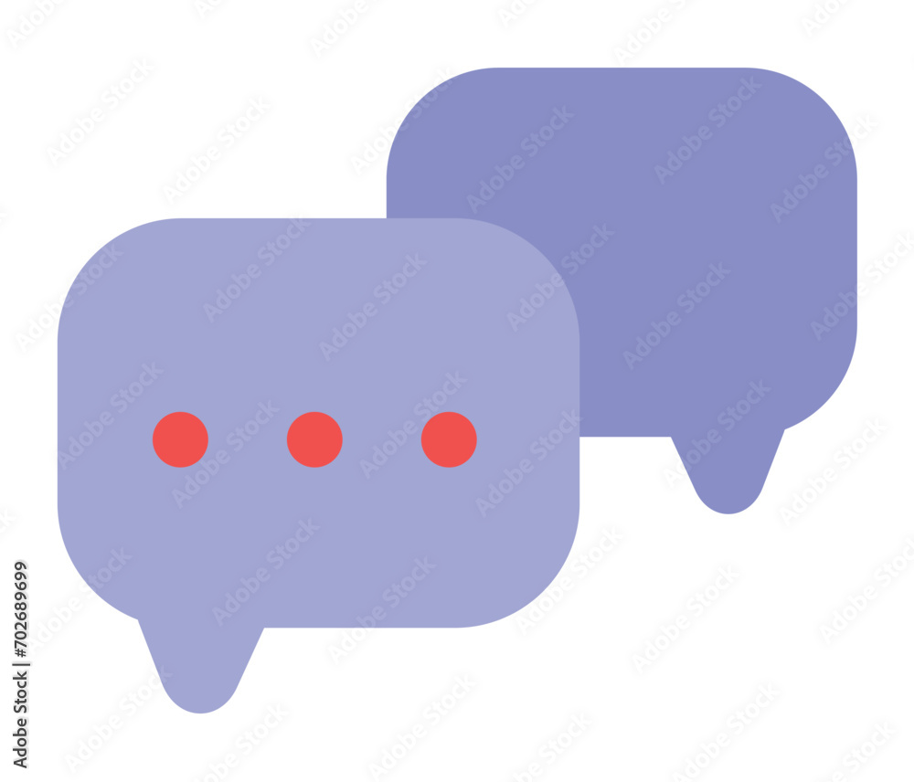 Poster business element of colorful set. the message signs symbolize important of communication, creating a