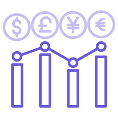 Currency Exchange Rates Icon