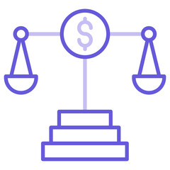 Money Scale Icon of Accounting iconset.