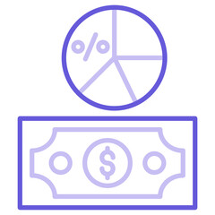 Money Margin Icon of Accounting iconset.