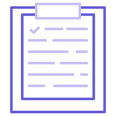 Obraz premium Lab Report Icon of Chemistry iconset.