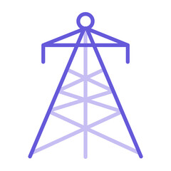 Transmission Tower Icon of Petrol Industry iconset.