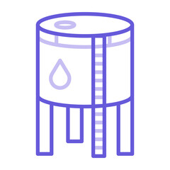 Oil Tank Icon of Petrol Industry iconset.