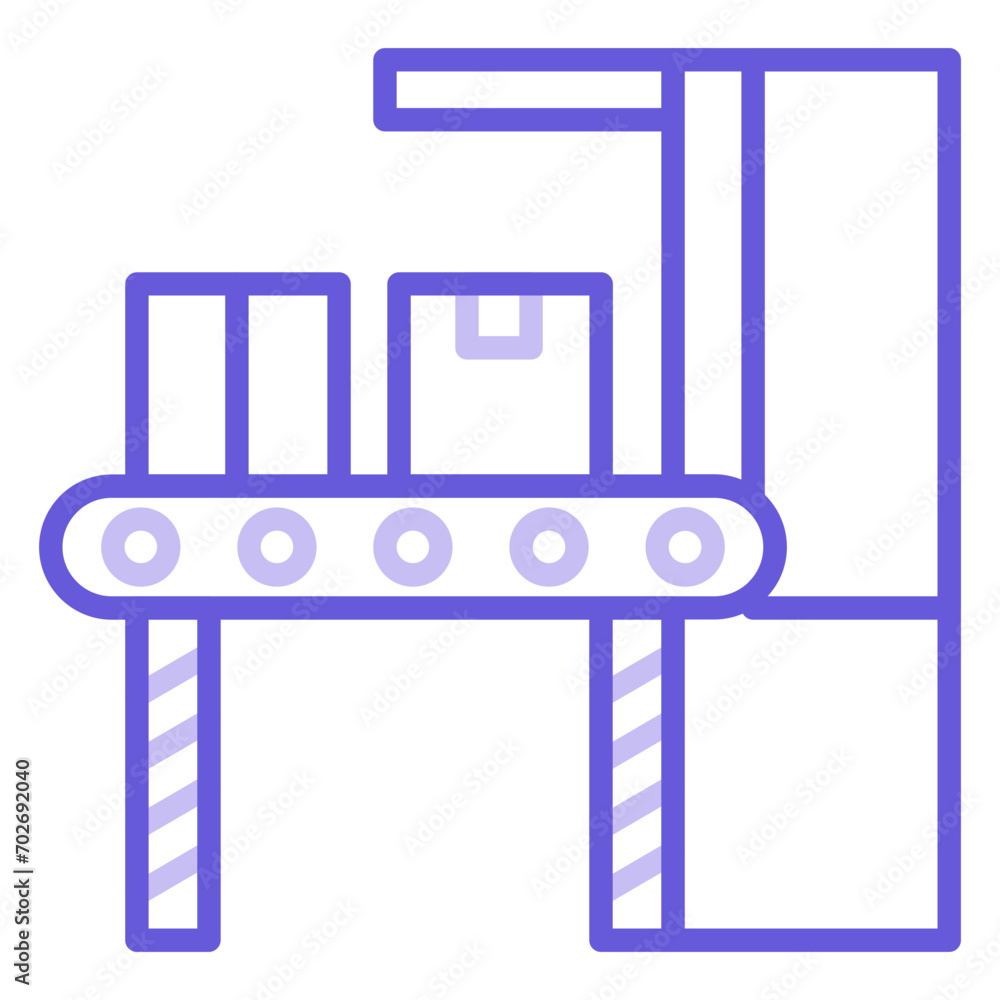 Canvas Prints conveyor belt icon of engineering iconset.