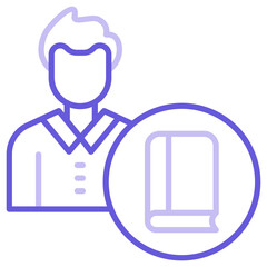 Library Man Icon of Library iconset.