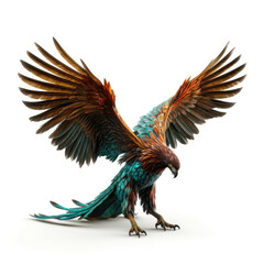 Obraz premium Peryton isolated on white background