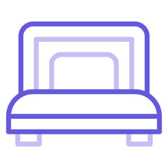 Single Bed Icon of Interior iconset.