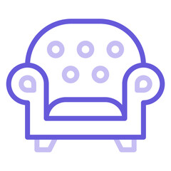 Armchair Icon of Hotel Services iconset.