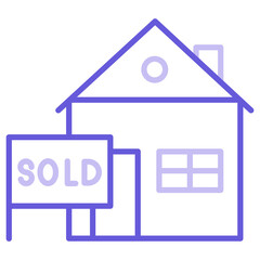 Property Sold Icon of Real Estate iconset.