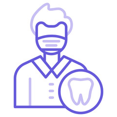 Male Dentist Icon of Medicine iconset.