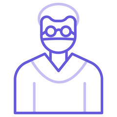 Male Surgeon Icon of Medicine iconset.