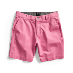 Pink Shorts isolated on white background